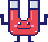 Pixel-art magnet buddy