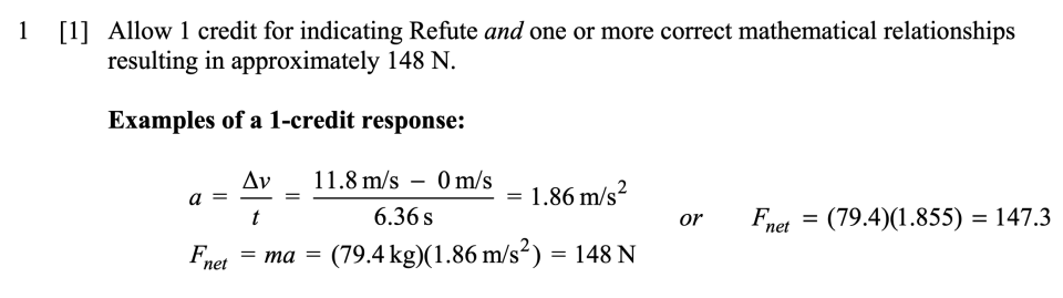 Answer key: World Record Jumps Sample Cluster, question 1