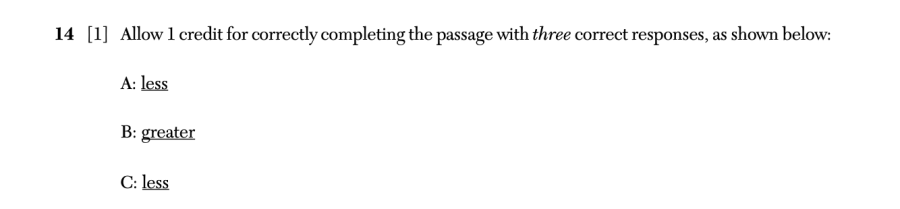 Answer key: August 2025 Earth and Space Sciences Regents question 14, Telescopes and the History of the Universe cluster