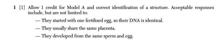 Answer to Question 1