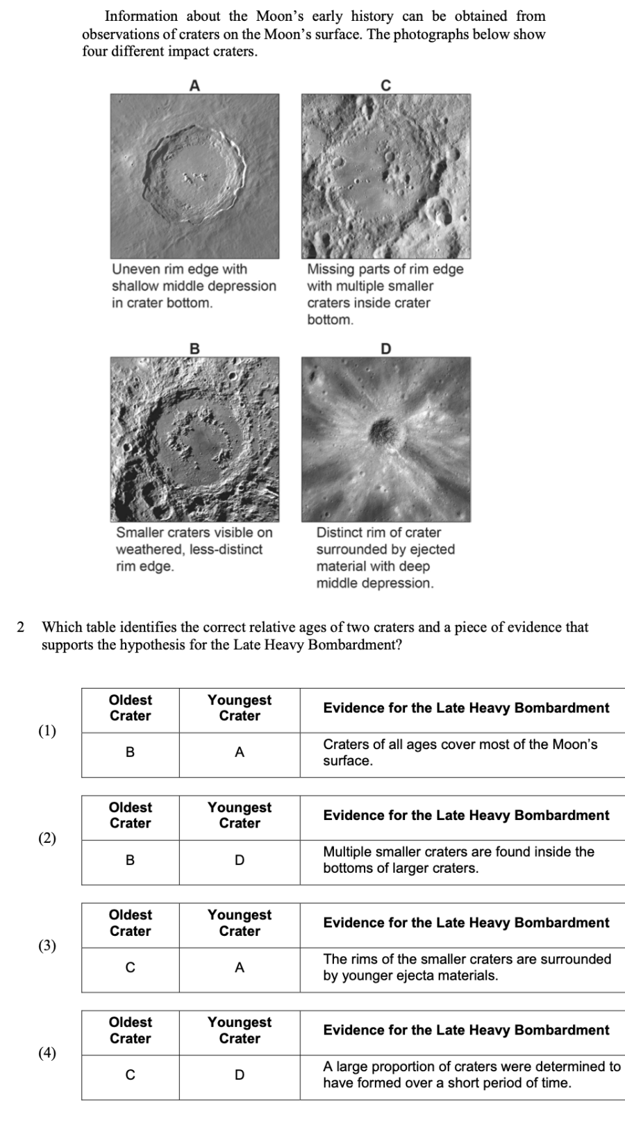 Theia and the Moon Sample Cluster, question 2