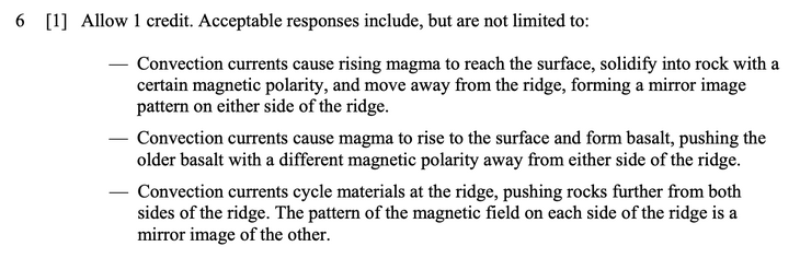 Answer to Question 6