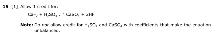 Answer to Question 1