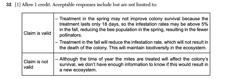 Answer to Question 5