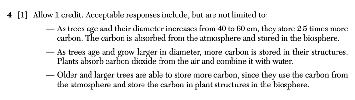 Answer to Question 4