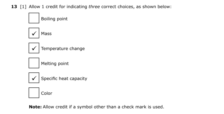 Answer to Question 3