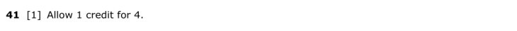 Answer to Question 4
