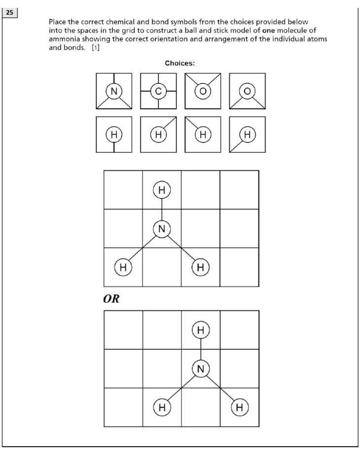 Answer to Question 1