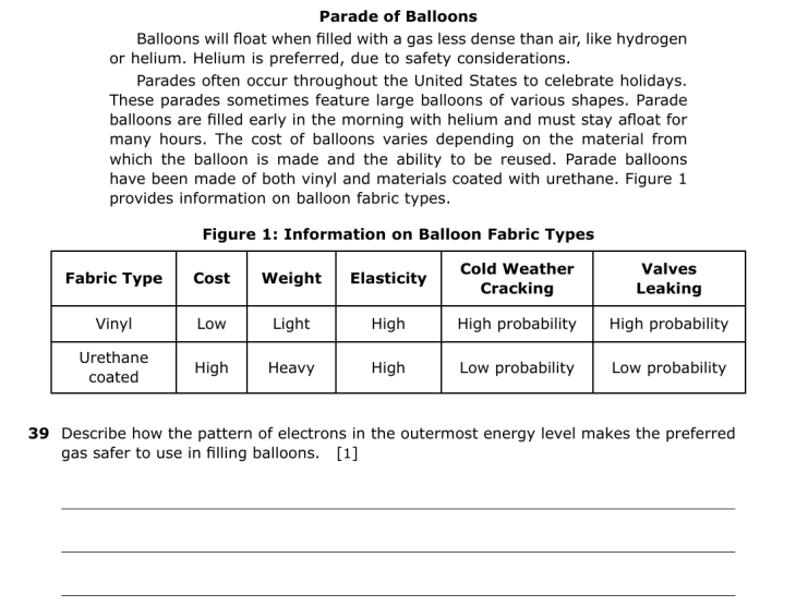 Question 1