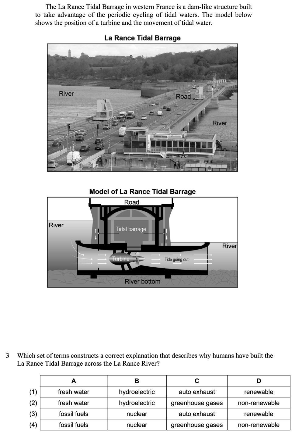 The Effect of The Moon on Earth Sample Cluster, question 3