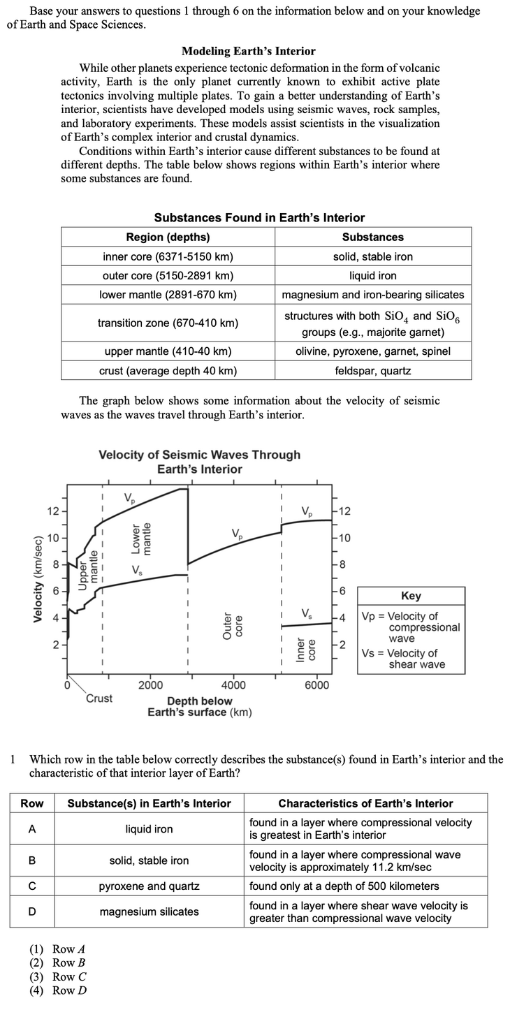 Question 1