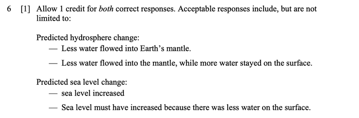 Answer to Question 6