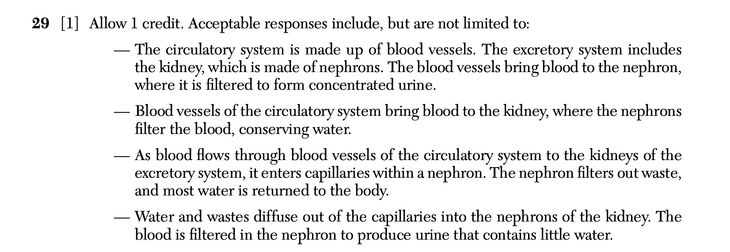 Answer to Question 1