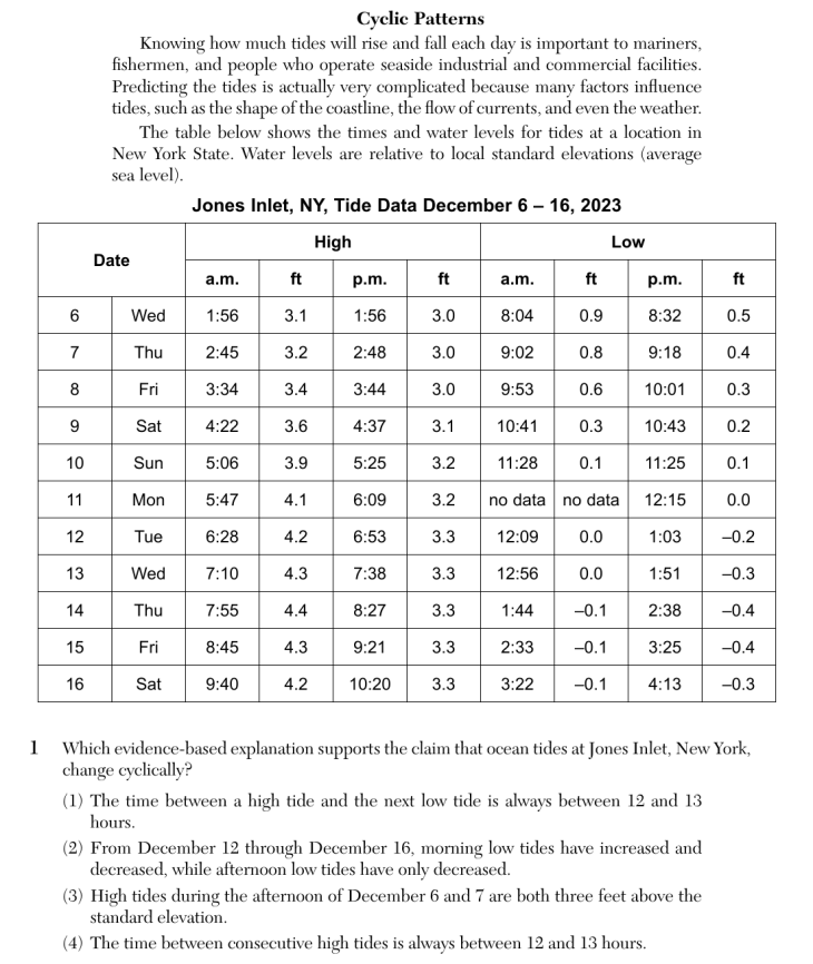 Question 1